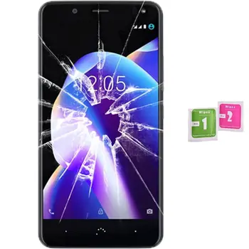 

Screen Protector Tempered glass Vidrio para for BQ AQUARIS U2 LITE (Generico, not Full "SEE INFO") WIPES