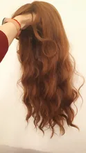 Orange Wigs Bangs Synthetic-Hair Afro Henry Margu Cosplay Wavy Heat-Resistant Brown Party