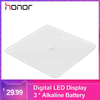 

Honor AM112 Digital Scale Portable LED Display Electronic Weight Watcher Weighing Scale for People with Batteries