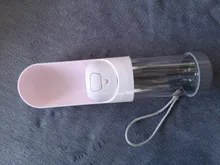 Botella de agua portátil para perros pequeños y grandes, bol para beber de 300ml para mascotas, dispensador para alimentación de gatos, para exterior