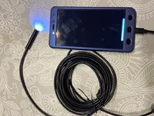 Inspección de tuberías 5M 7mm Cámara fontanería a prueba de agua USB drenaje endoscopio alcantarilla serpiente tubo de cámara de Video de inspección para PC Android