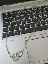Pendant Necklace Footprint Girls Jewelry Animal Love Heart Women for Pet-Paw Dog Cat