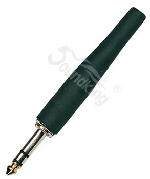 

Cc414 connector for 1/4 ”male (6,35mm) cable, stereo, black, Soundking