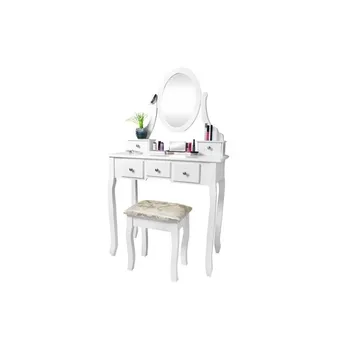 

Dressing table elegant with mirror + elegant backless 4647