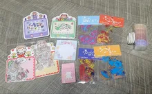 Yoofun-pegatinas adhesivas de dibujos animados para decoración de diarios, 100 Uds.