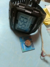 Reloj deportivo Digital multifunción para hombre, cronógrafo con alarma, 5Bar, luz trasera, pantalla cuadrada, resistente al agua, números grandes