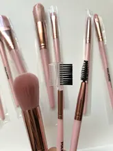 Makeup-Brushes Powder Eyeshadow Eyelash-Eyebrow Blending-Eyeliner Pink Beauty MAANGE