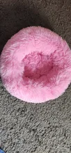 Cama de Gato supersuave, 14 colores, redonda, mullidas de gato, cesta para dormir, larga felpa, cálida, alfombrilla para mascotas, perrera ligera de tacto cómodo