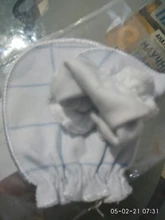 Guantes antiarañazos de algodón para bebé, protección facial para recién nacido, mitones guante, accesorios infantiles, 100%