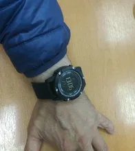 SKMEI-reloj Digital resistente al agua para hombre, cronómetro de correa de silicona, 100M, electrónico, deportivo, negro