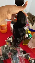 Allove onda del cuerpo mechones extensiones de cabello humano mechones 30 cabello virgen pulgadas mechones brasileño extensiones de pelo ondulado mechones de extensiones de cabello humano barato