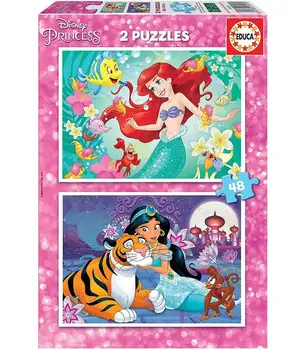 

Puzzle 2x48 Ariel + Jasmin Toy Store