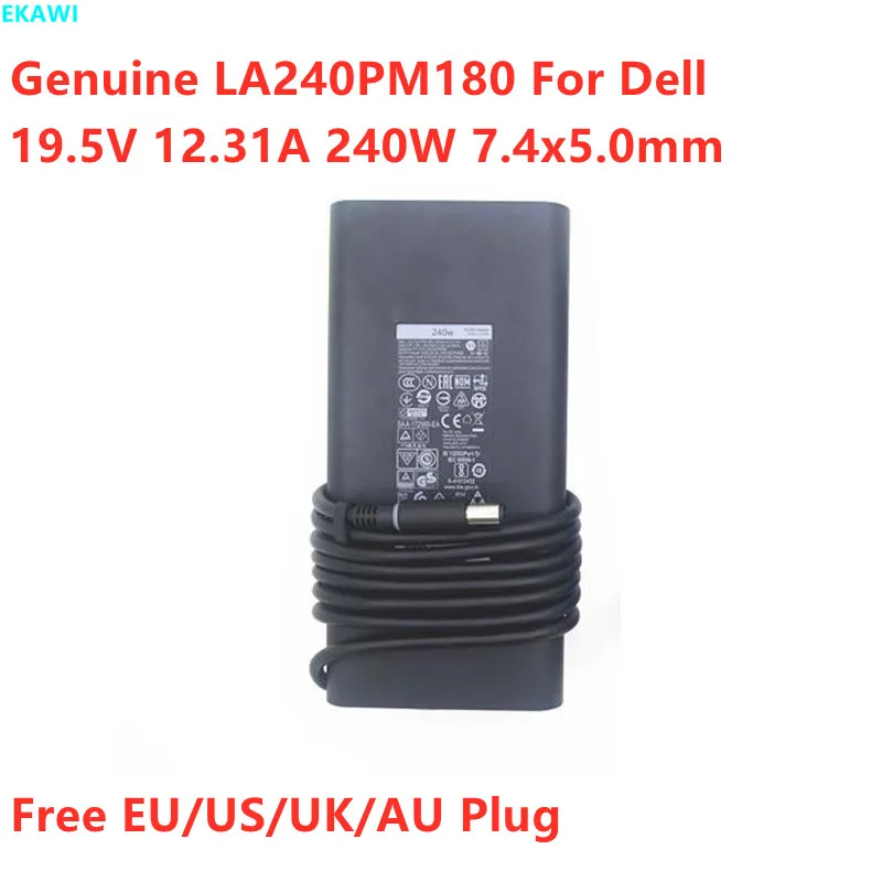 Подлинный адаптер переменного тока LA240PM180 19 5 в 240 А Вт DA240PM180 для DELL ALIENWARE 17 R5 M17 M17X M18X