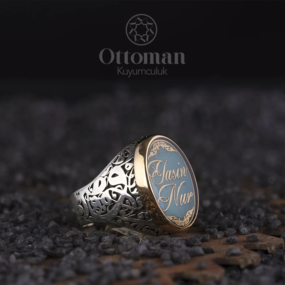 Round Men's Rings with Names, Names are Written on the Rings, Round Rings, Oval Rings, Ottoman Rings, Handmade Turkish Rings outdoor folding metal stand furniture rattan wicker double seat hanging foldable egg swing chair with ottoman