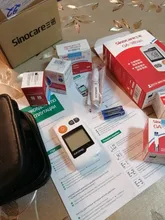 Sannuo-medidor de glucosa en sangre Sinocare ga 3 GA-3, dispositivos médicos, glucómetro de azúcar, Diabetes, con tiras de prueba