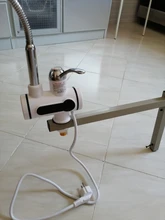 Water-Heater Electric LED Ecofresh with 360-Degree Rotate-Pipe Temperature-Display Eu-Plug