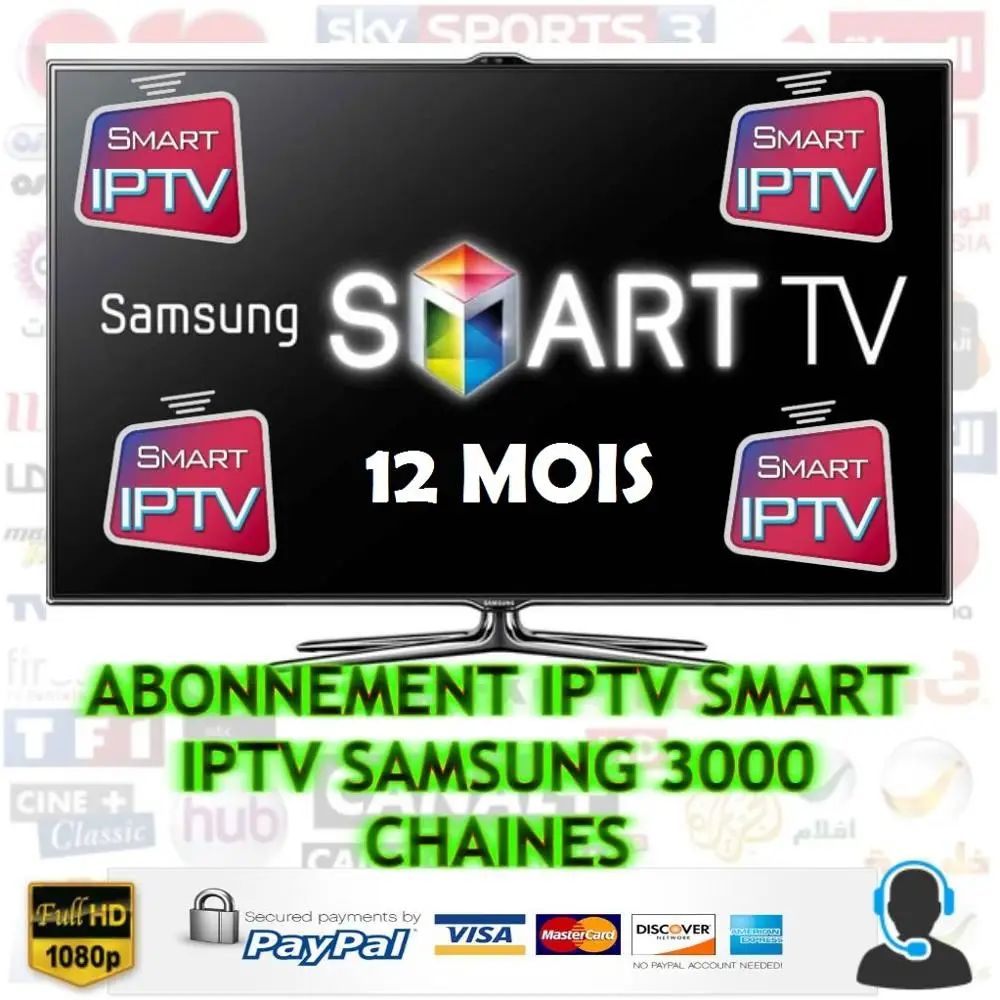 IPTV Smarters Pro, Smart IPTV Siptv iptv 12 mois en direct, Film et série,  Spor en direct | AliExpress
