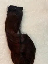 LUPU-Peluca de cabello ondulado de 24 pulgadas para mujer, coleta de pelo sintético con pinza en la extensión, cola de caballo Natural, piezas falsas de cabello