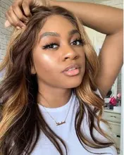 Elia destacar 4 30 peluca con malla frontal de la onda del cuerpo pelucas virginal brasileño 100% cabello humano Pre arrancado transparente negro de las mujeres 2021