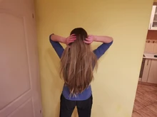 Leeons-extensiones de cabello con Clip 6H/613 #, conjunto de 6 unidades, 16 pinzas, cabeza completa, 55Cm, postizos de fibra sintética recta