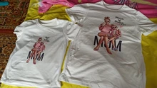 Ropa con estampado de gran tamaño para madre e hija, camiseta de Super mamá, ropa de princesa elegante para niña, bonita apariencia familiar Kawaii