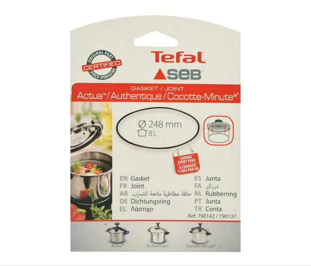 SEB - Joint pour cocotte Clipso - 8 L 10 L , TEFAL 3045387922375