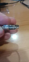 Couple Ring Zircon Female Jewelry Stainless-Steel Black-Color Size-Us6-13 Gold Silver-Plated