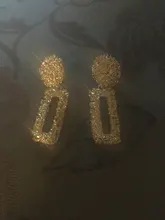 Declaración de moda clip en pendientes 2019 grande geométrico pendientes para las mujeres no perforado pendientes Joyería Moderna