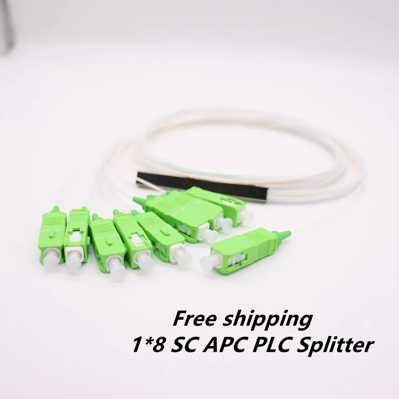 10 шт./лот FTTH PLC сплиттер 1X8 SC волоконно-оптический APC мини блокирующий Бесплатная