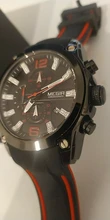 Chronograph Quartz-Watch Silicone-Rubber Megir Analog Waterproof Mens Date Luminous Hands