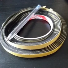 Rubber-Tape Sponge Anti-Collision-Seal-Strip Foam Strong-Adhesion Thick Black 3mm EVA