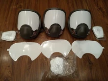 Mascarilla facial para fumigación, filtro para el trabajo, seguridad, protección contra el formaldehído, 6800