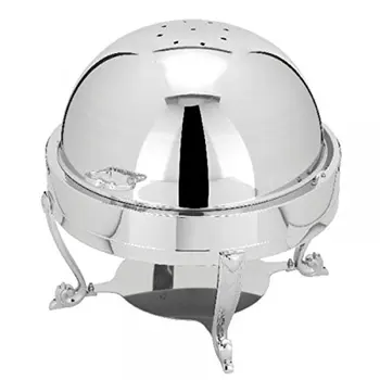

Chafing dish round Cm 40 Elett. EU Asia steel nickel plated