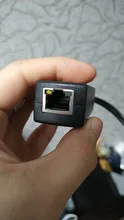ANPWOO-adaptador divisor de Ethernet PoE para cámara IP, 10/100M, IEEE802.3at/af, 80x27x2, 2mm/3.15x1.06x0.87in