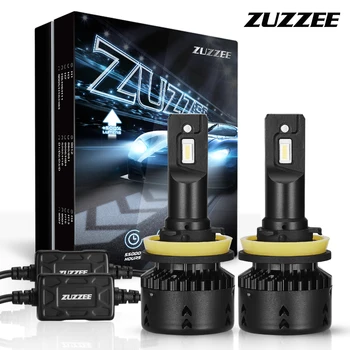 

1 Pair H11 Car A385-N7 8LED Lights 6000K 10000LM 70W 360° Beam Headlight With Fan Car Headlight Fog Lamp DC12V-24V Car Lights