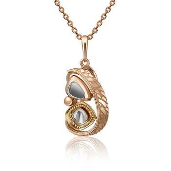 

Yuz platinum pendant made of combined gold