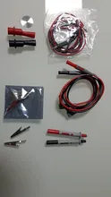 JXSINONE-Kit de cables de prueba, accesorio de sonda de prueba electrónica, pinzas de cocodrilo, conector Banana para probar, sonda reemplazable