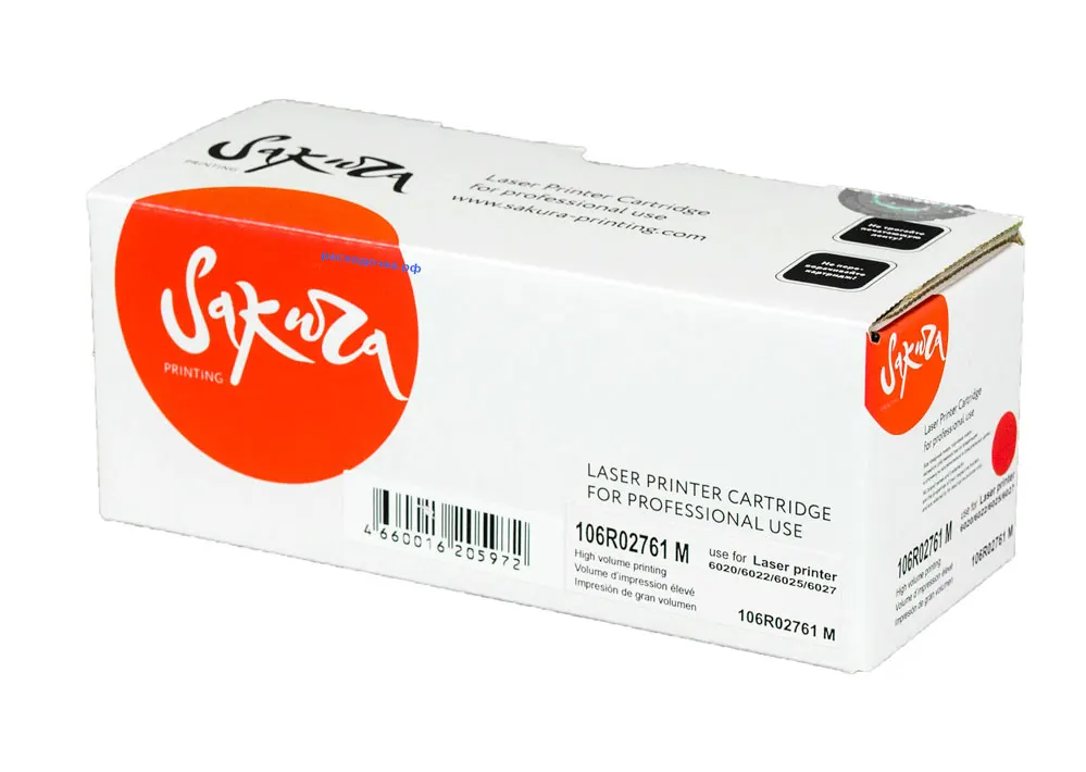 Картридж 106R02761 для Xerox Phaser 6020 6022 WorkCentre 6025 6027 1000 стр. пурпурный | Компьютеры и офис