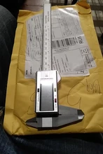 Calibradores digitales Vernier para medición de altura, micrómetro electrónico LCD de 150mm y 6 pulgadas, instrumentos de Medidor de fibra de carbono