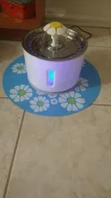 Automático gato flor fuente Mute Pet dispensador de agua activado filtro de carbono y alfombra antideslizante para perro mascota UE /US Plug