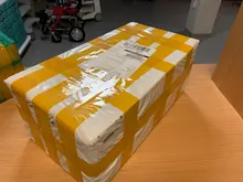 Soporte para tubo endotraqueal desechable, fijador de tubo endotraqueal de plástico