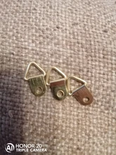 Hooks-Hangers Mirror Frame Oil-Painting Hanging-Picture 100-Screws Triangle D-Ring Golden