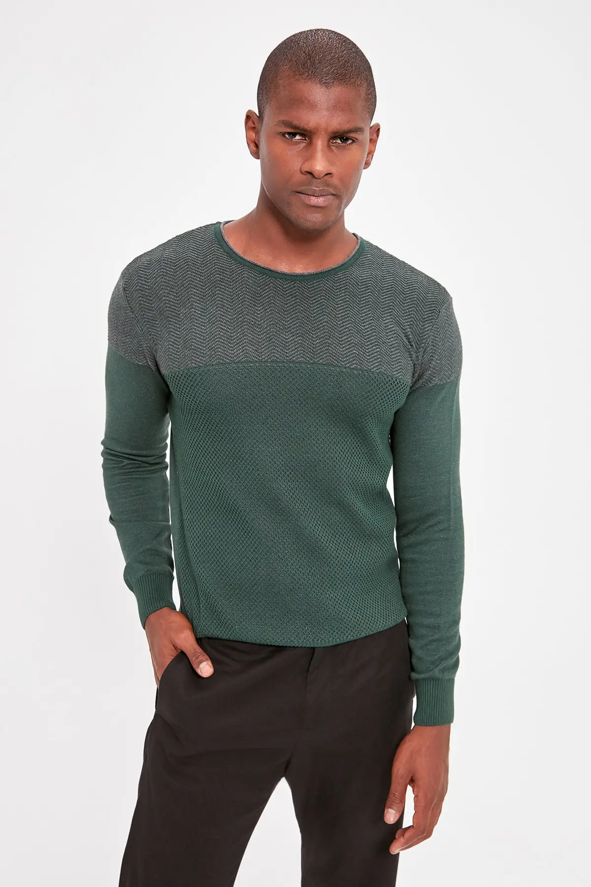 

Trendyol Green Men 'S Sweater TMNAW20IY0003