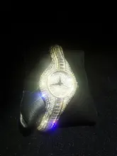 MISSFOX-reloj pequeño de 30mm para mujer, resistente al agua, de lujo, Ar, pulseras de Metal con diamantes de imitación Bu, relojes Chinos Baratos