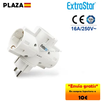 

Extrastar®Ladron Schuko 3 sockets White