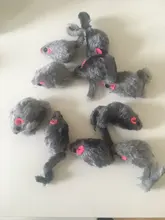 10pcs/lot Mini Colorful Cat Toys Plush False Mouse Toys for Cats Kitten Animal Funny