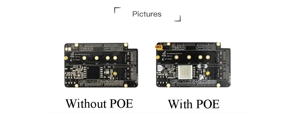 ShenzhenMakerStore ROC-RK3399-MEZZ-M2-POE Плата расширения