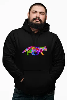 

Angemiel Wear Walking Sweet Colorful Black Male Hooded Sweatshirt