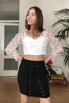 

Trendyol Bird Eye Detailed Skirt TPRSS20ET0350