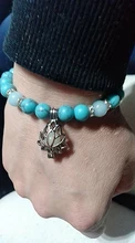Pulsera de piedra Natural para Yoga, brazalete luminoso que brilla en la oscuridad, cuentas de loto, para hombres y mujeres, para rezar, budismo